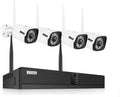 4 Channel 1080P Security Camera System with 4 Weatherproof Cameras K1556