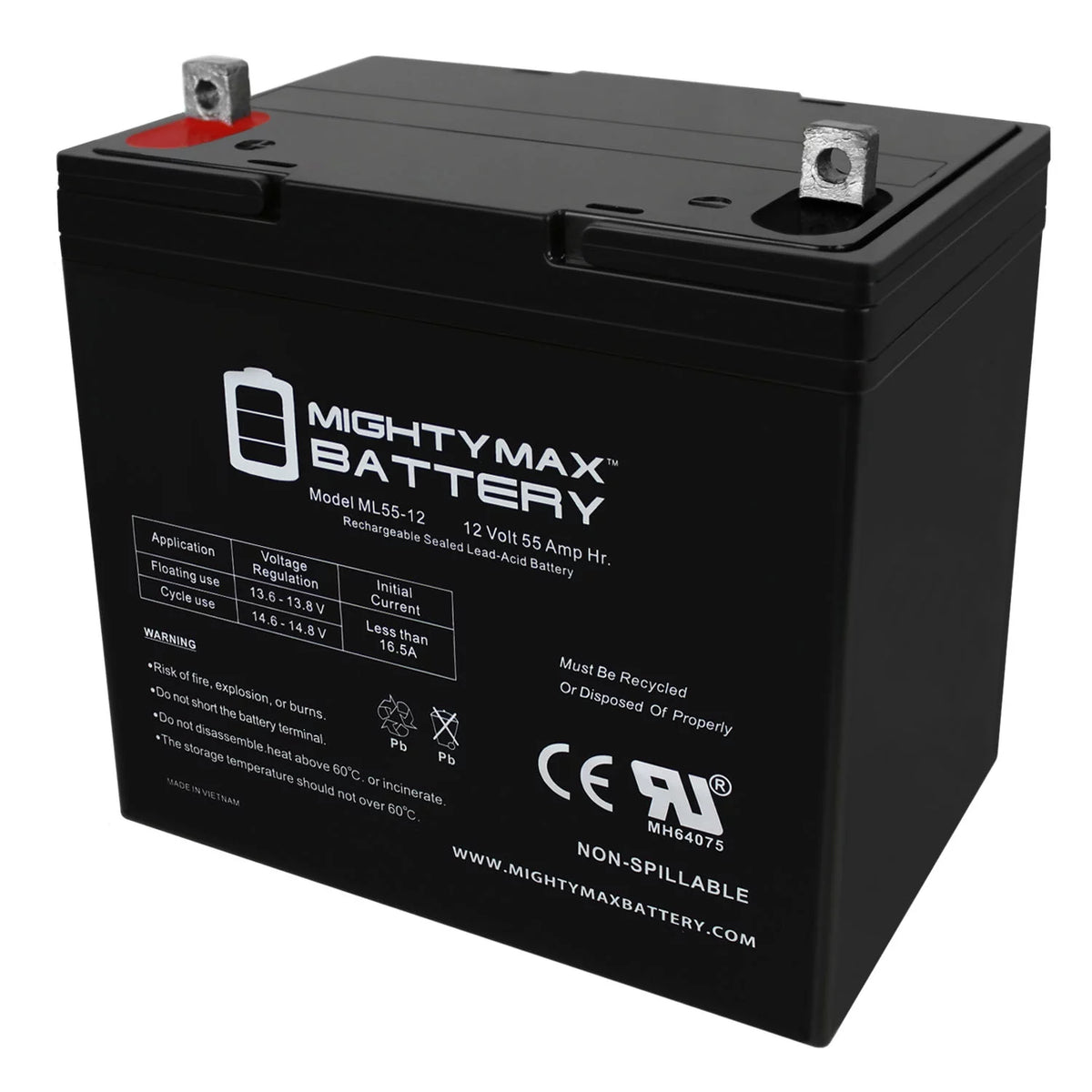 12V 55AH Battery P8856
