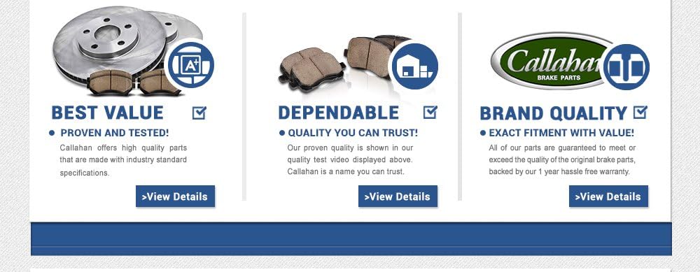 8 Lug 2 Rotors Brake Pads Clips K81096