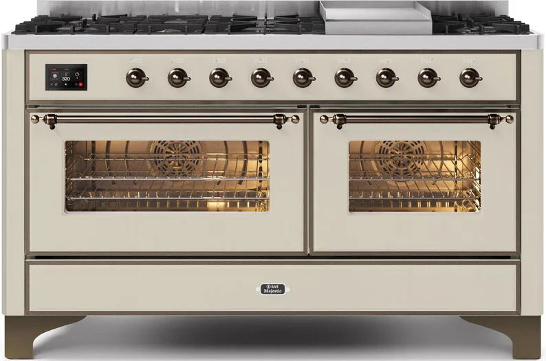 Antique White Dual Fuel Natural Gas Range S6861