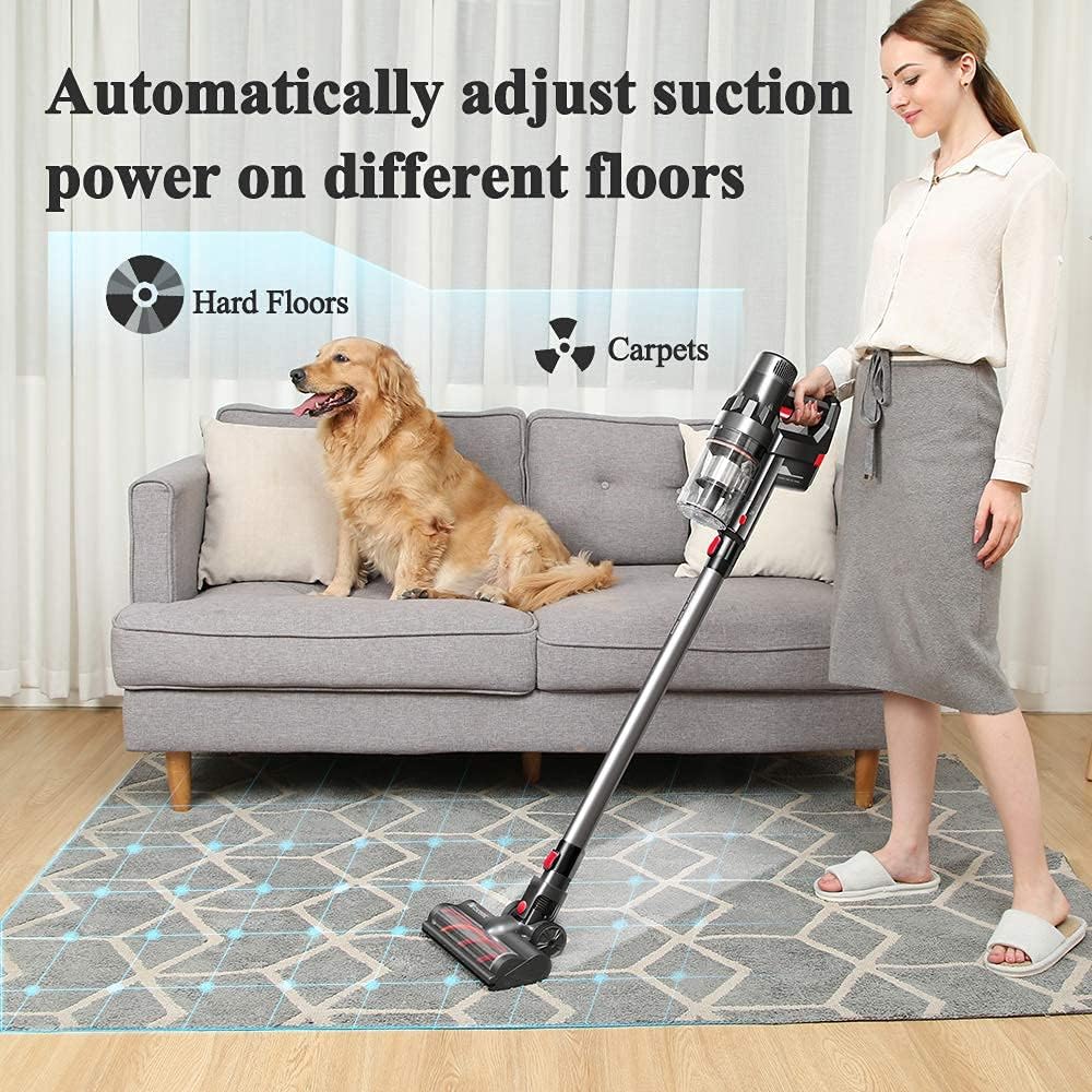 Cordless Stick Vacuum 450W 25000pa Gray Z863