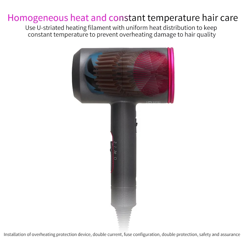 1800W Ionic Hair Dryer with Diffuser M113
