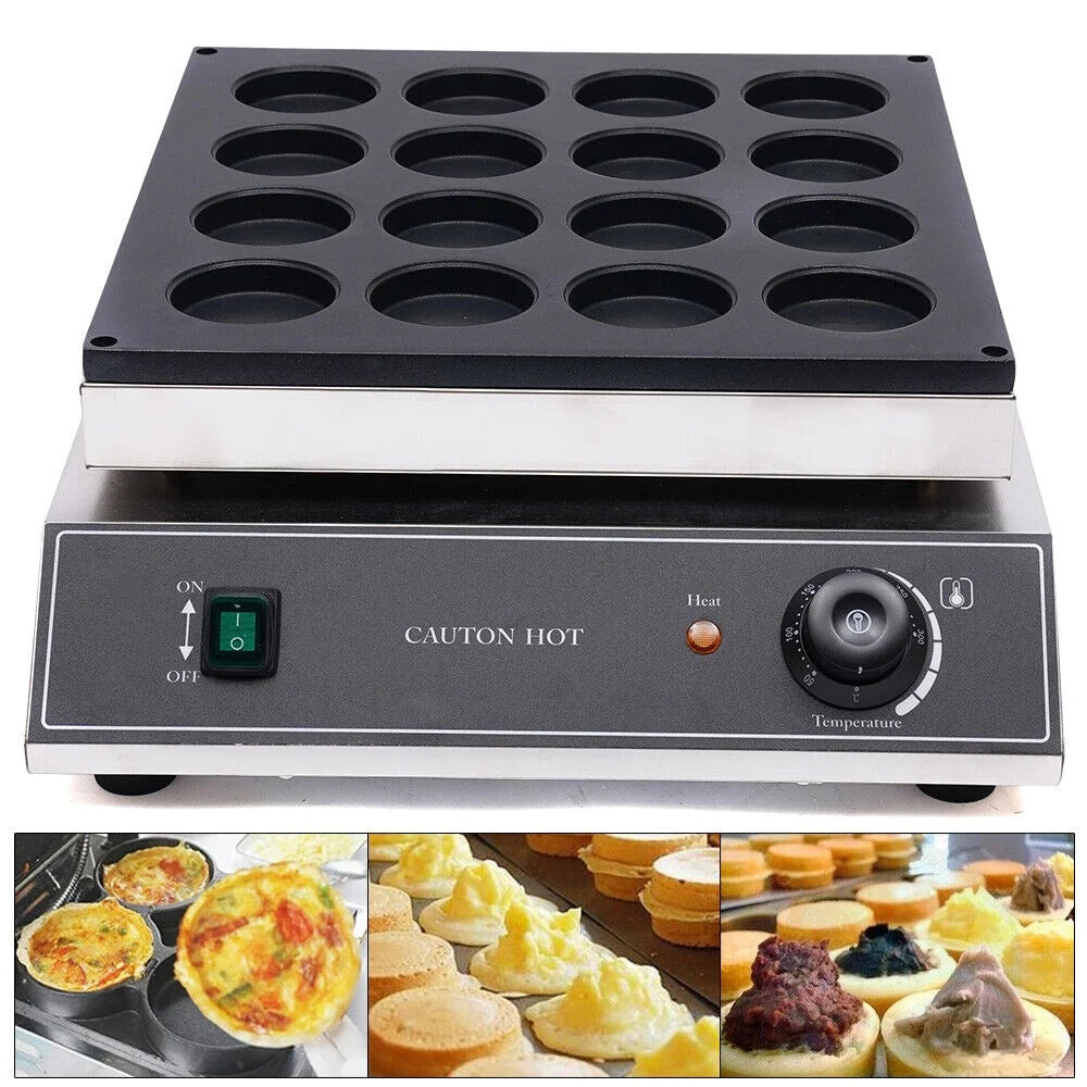 16 Holes Electric Nonstick Waffle Pancake Maker 1700W Q627688