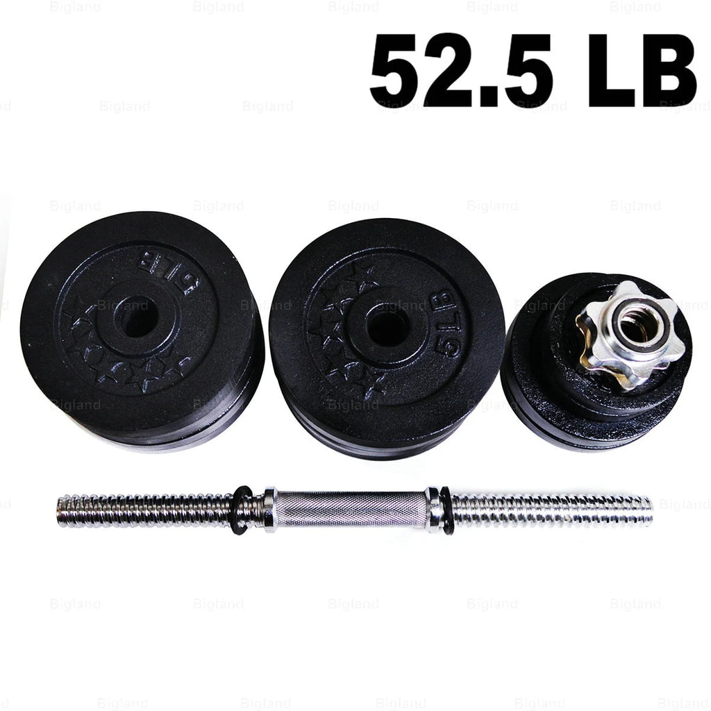 52.5lb Adjustable Cast Iron Dumbbell H901