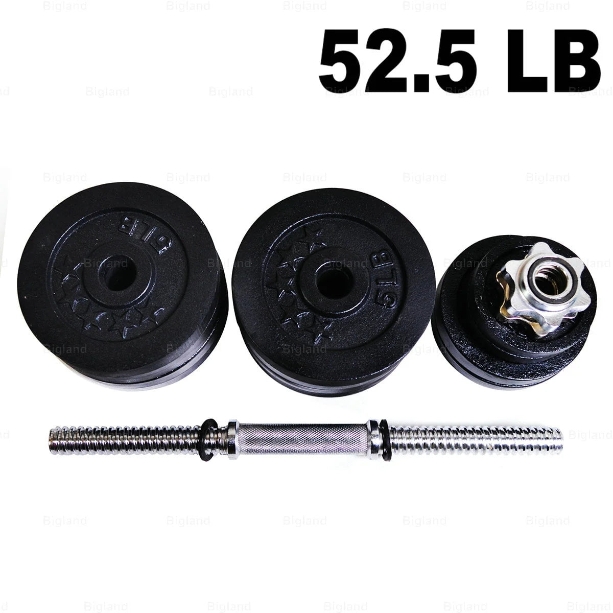 52.5lb Adjustable Cast Iron Dumbbell H901