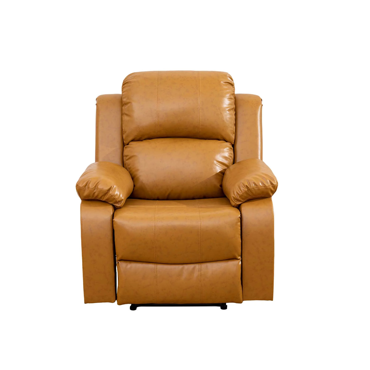 Yellow Leather Recliner Chair D19774
