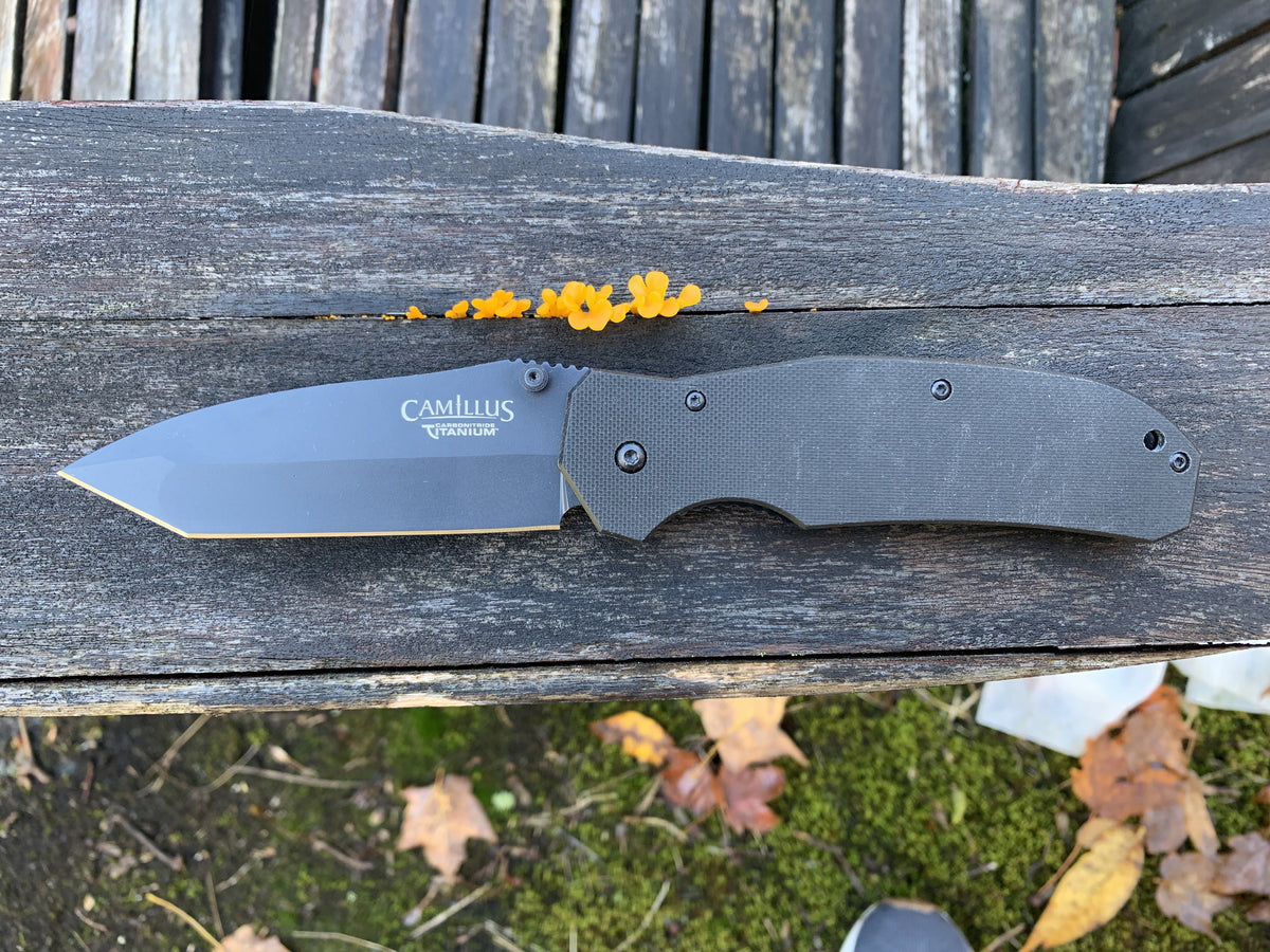 Black Folding Pocket Knife A5321
