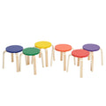 Assorted 6-Piece Stackable Stools W615491