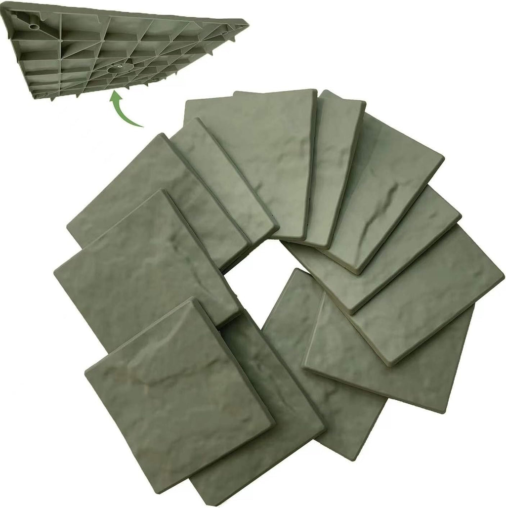 Green 4 Pack Decorative Stepping Stones O532