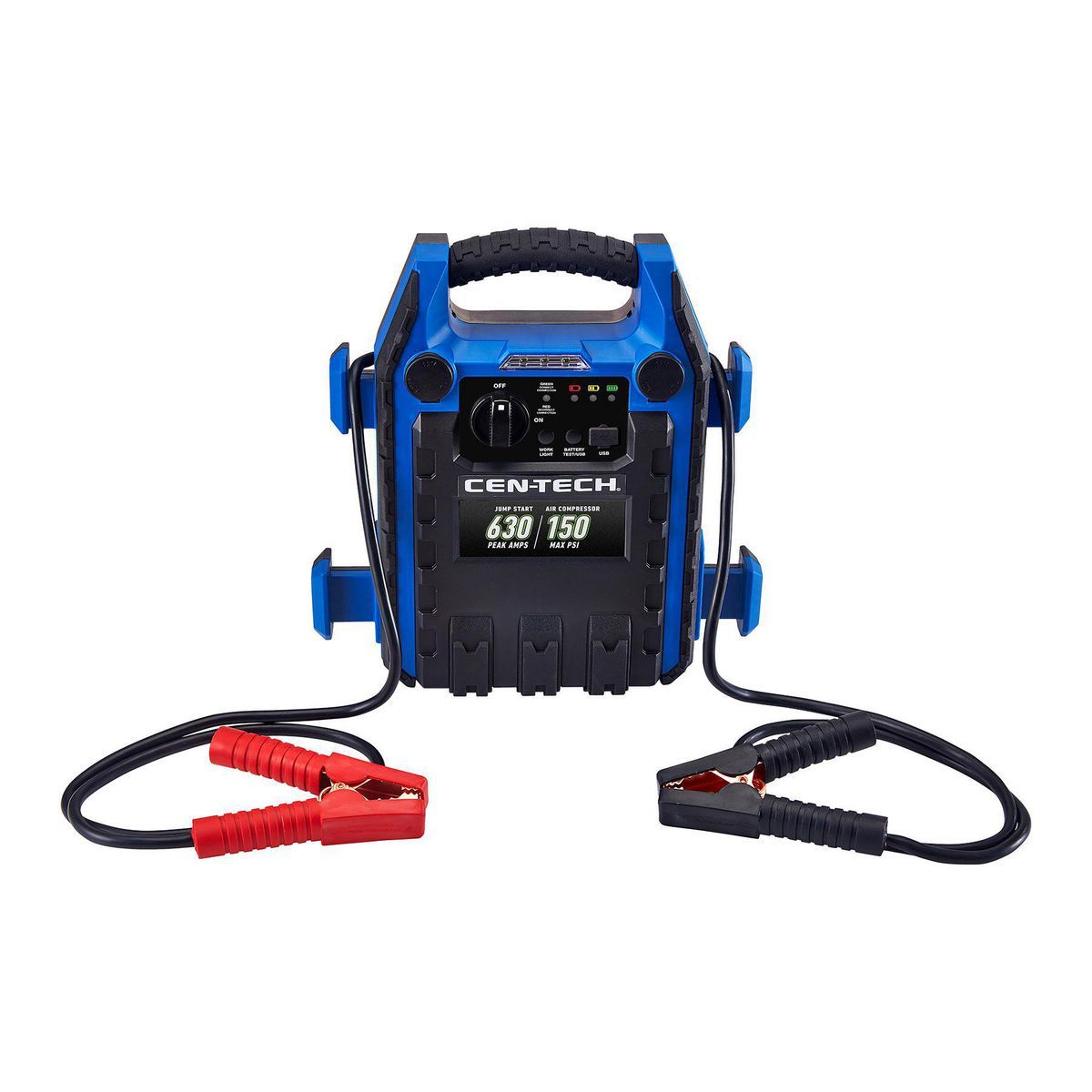 Portable Car Battery Jump Starter and Power Pack with 150 PSI Air Compressor W370