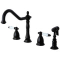 Oil Rubbed Bronze Widespread Kitchen Faucet P503347