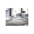 White High Gloss & Clear Glass Coffee Table L493770