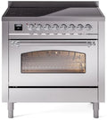 36 Induction Range with Electric Oven in Stainless Steel M4532