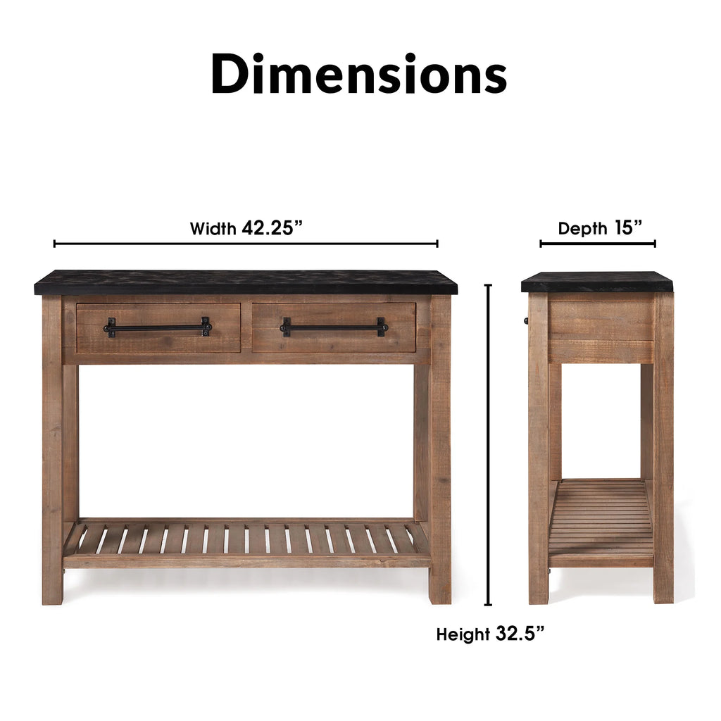 Brown Console Table E7212