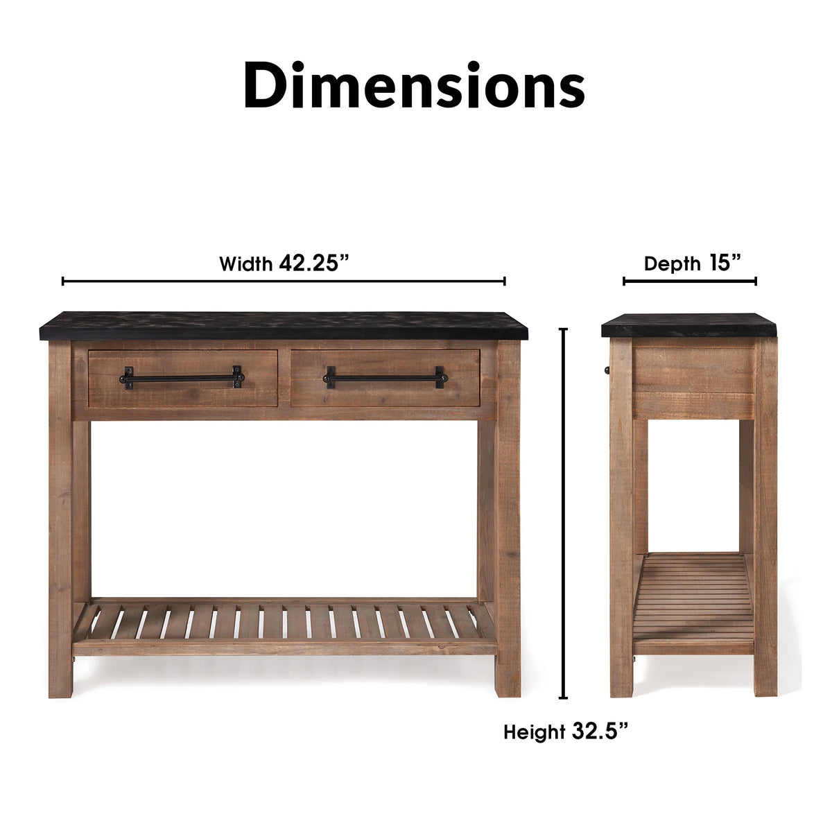 Brown Console Table E7212