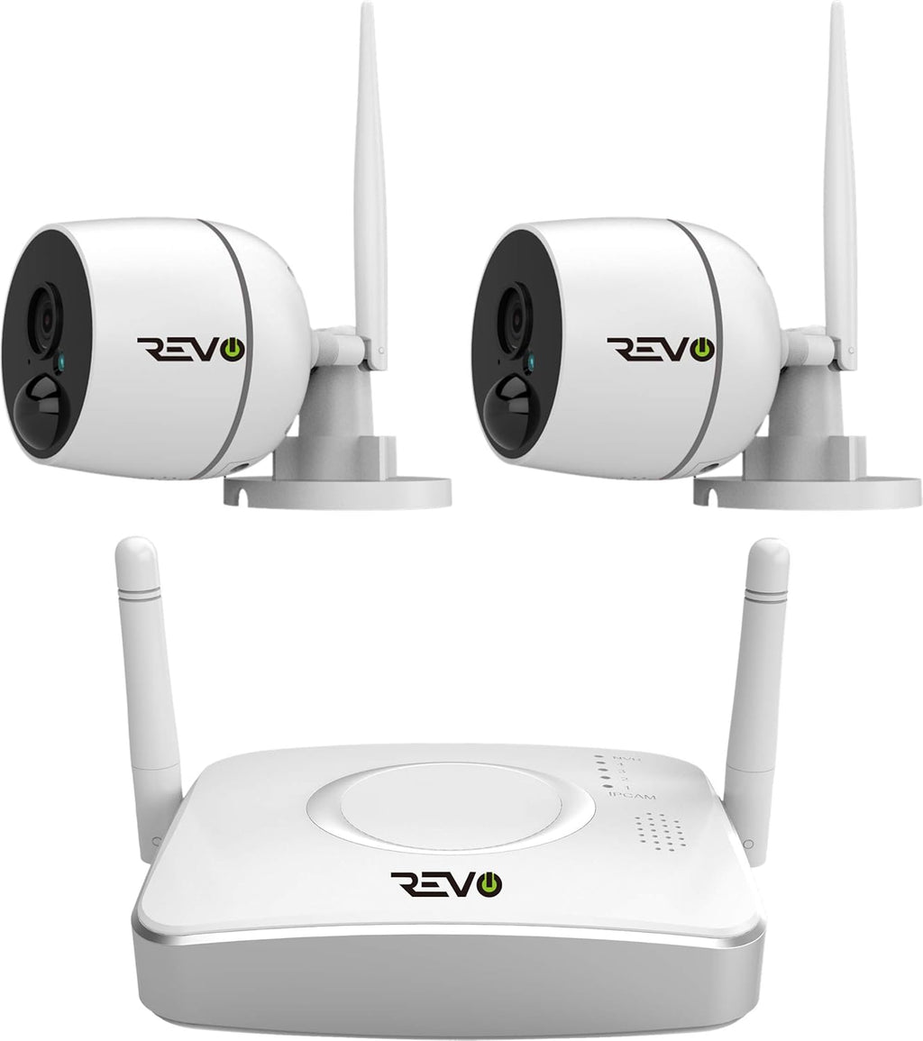 4CH Wireless NVR Security System with 1TB HDD & 4X 1080p Cameras J58306