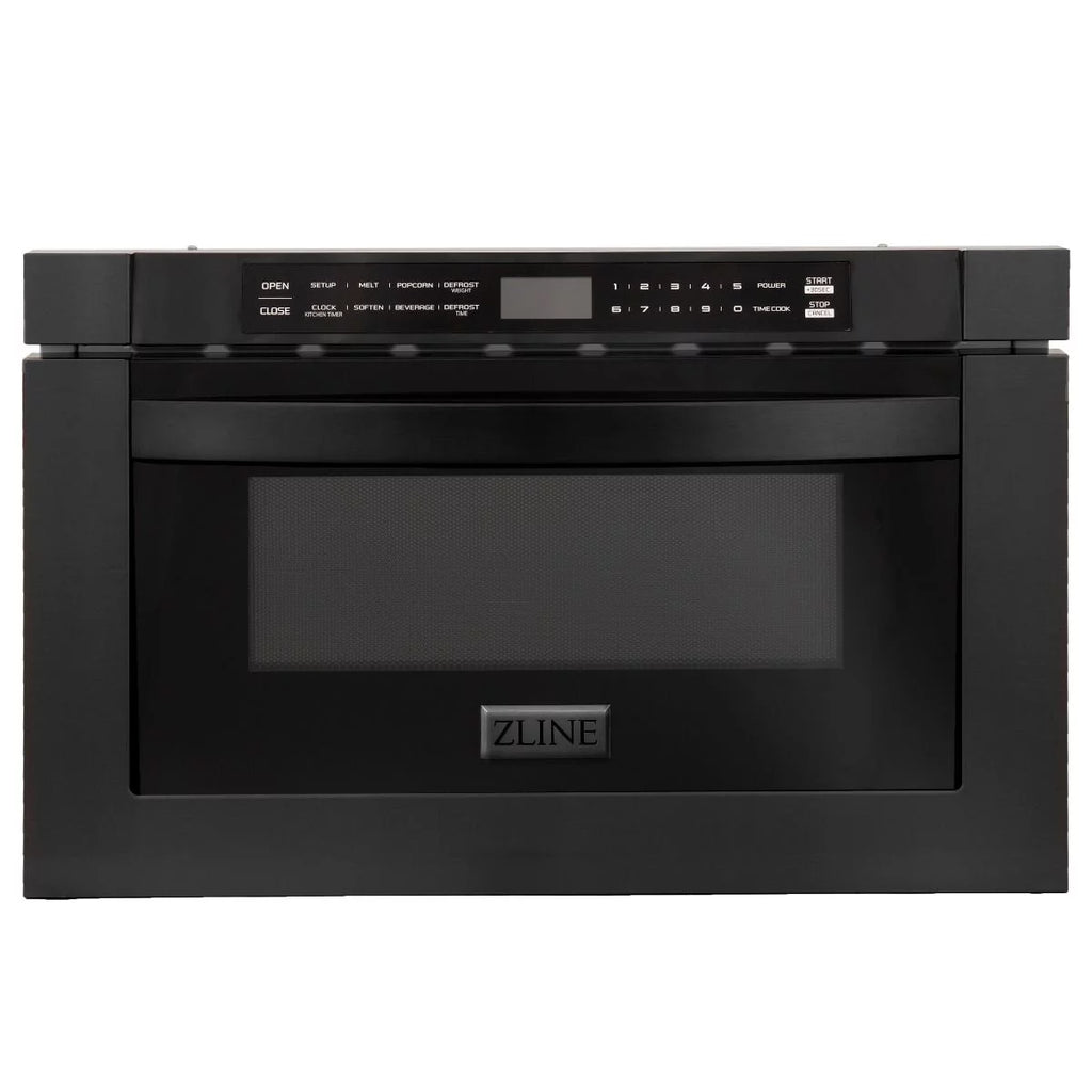 24" 1.2 cu. ft. Black Stainless Steel Microwave Drawer J4407