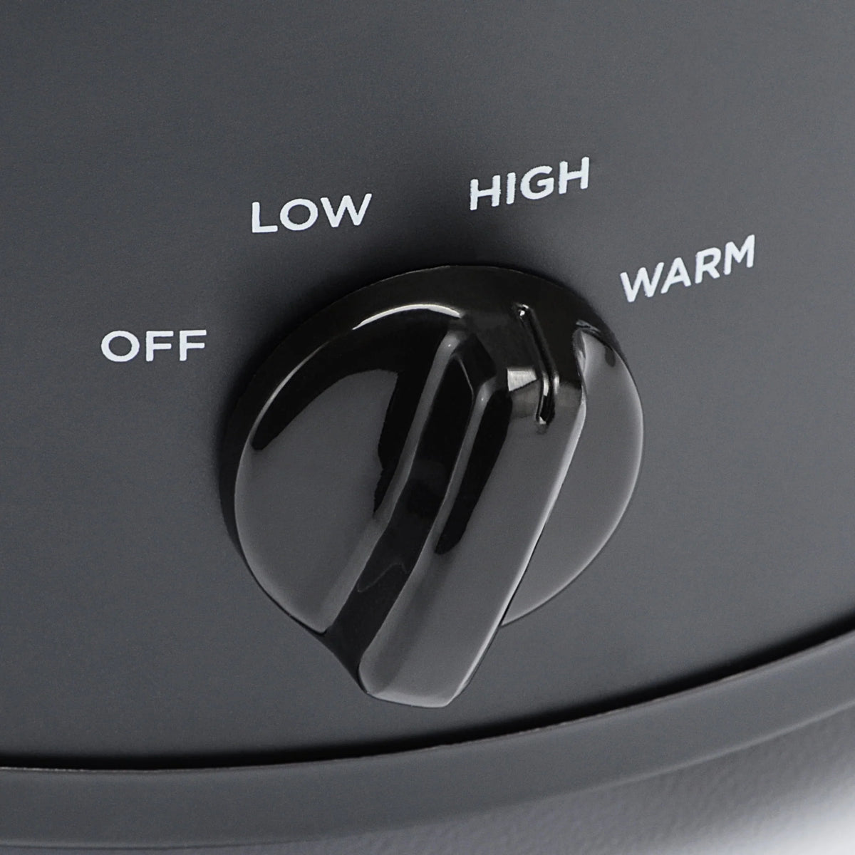 2 QT Slow Cooker, Matte Black Finish, Removeable Stoneware Pot P619