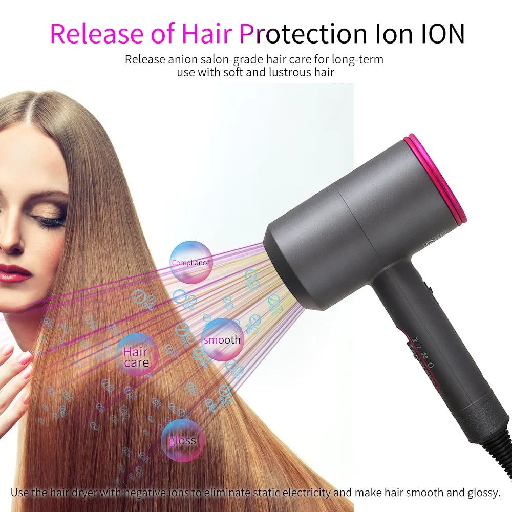 1800W Ionic Hair Dryer with Diffuser M113
