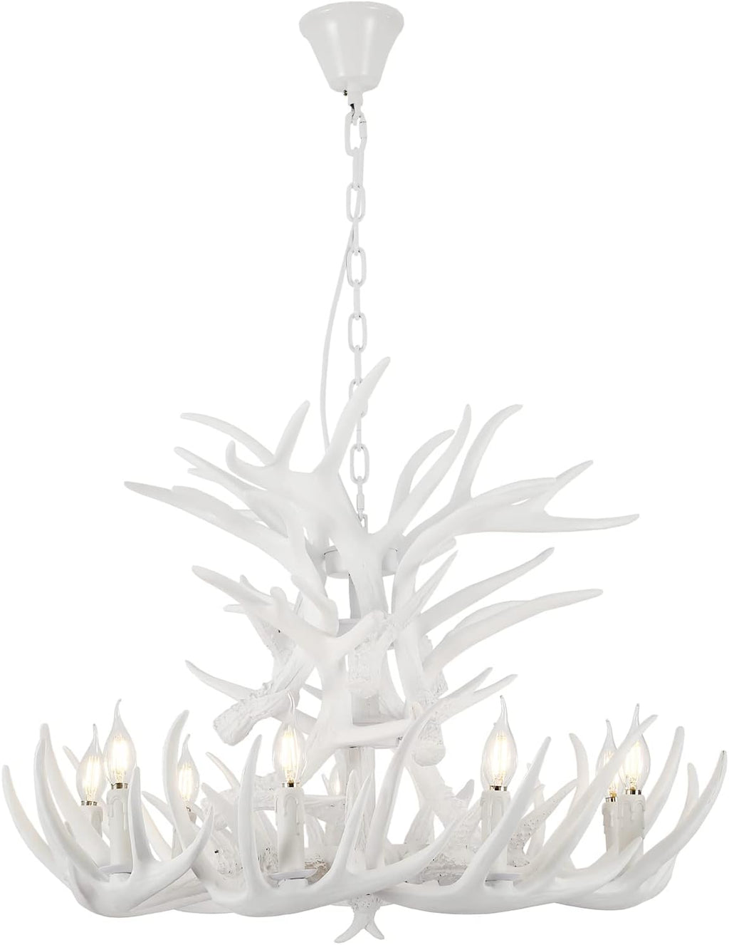 White Antler Chandelier Q395717