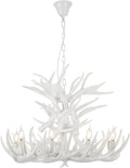 White Antler Chandelier Q395717