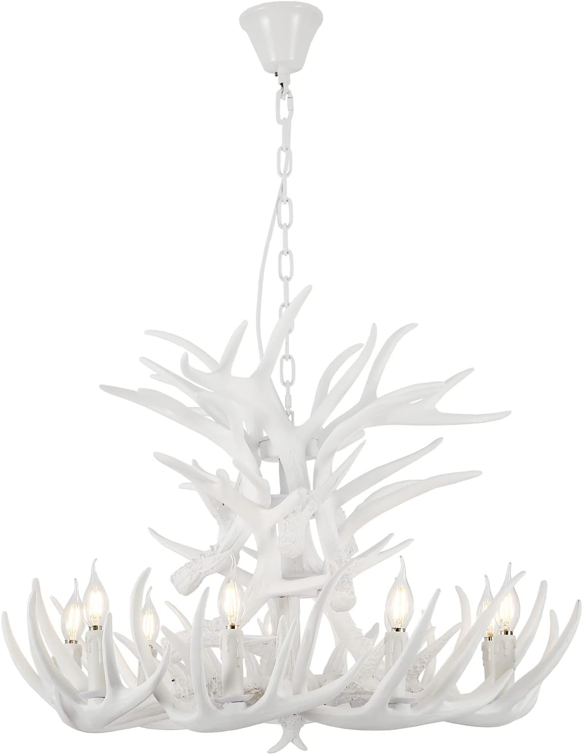 White Antler Chandelier Q395717