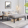 Twin Size Black Metal Platform Bed Frame L37740