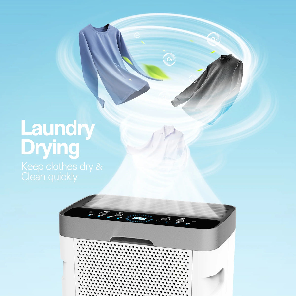 22 Pints Portable Dehumidifier with Drain Hose W3736