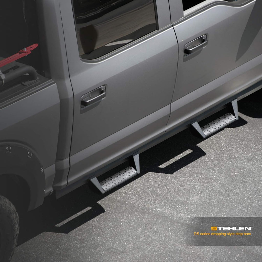 Matte Black Nerf Bars Running Boards for Ram 1500 Quad Cab N10937