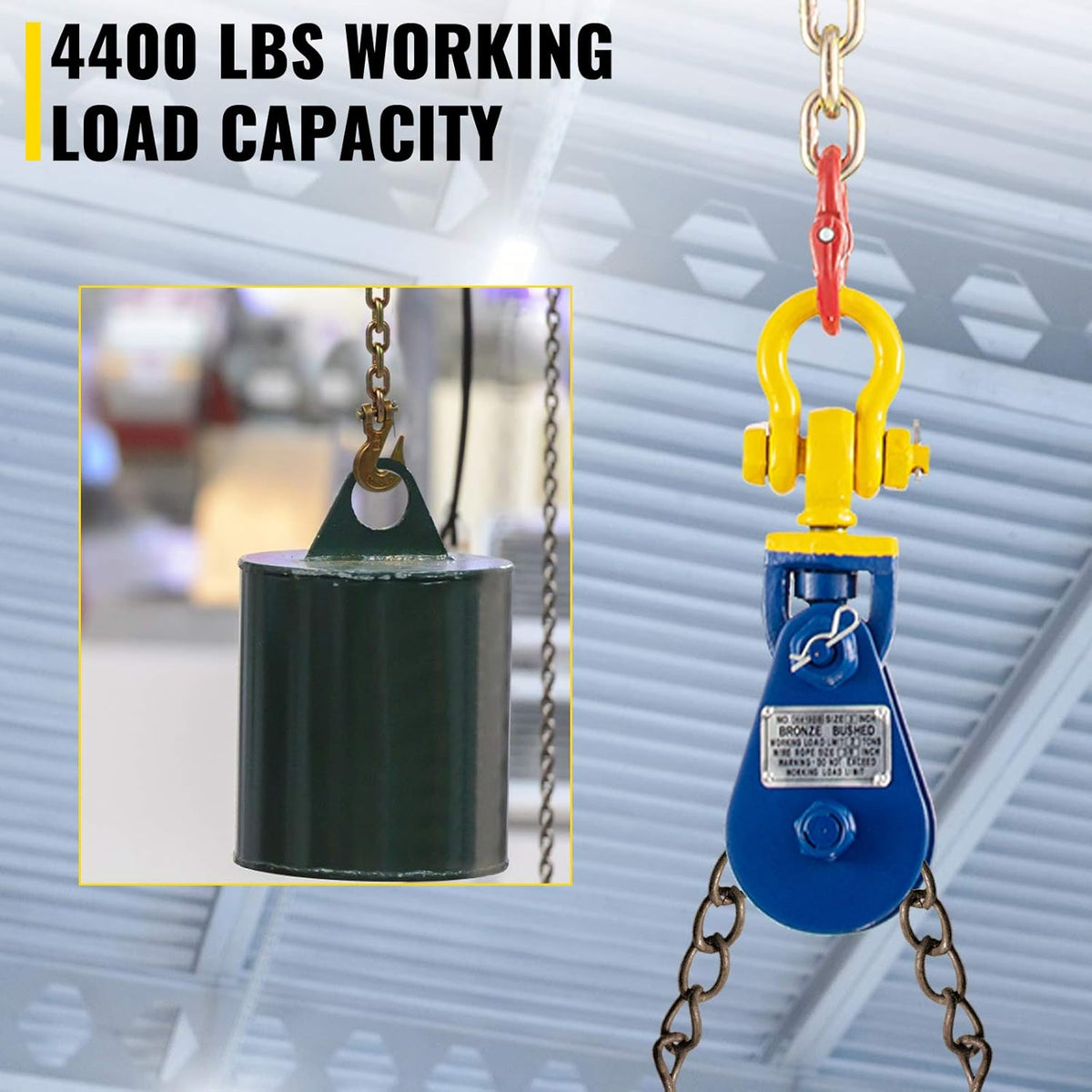 2 ton Snatch Block with Chain C272453