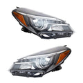 Headlights Compatible With Toyota Yaris Hatchback 2015 2016 2017 V36301