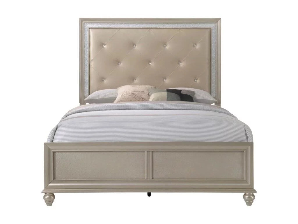 Champagne 4pc Full Size Bedroom Set I1646