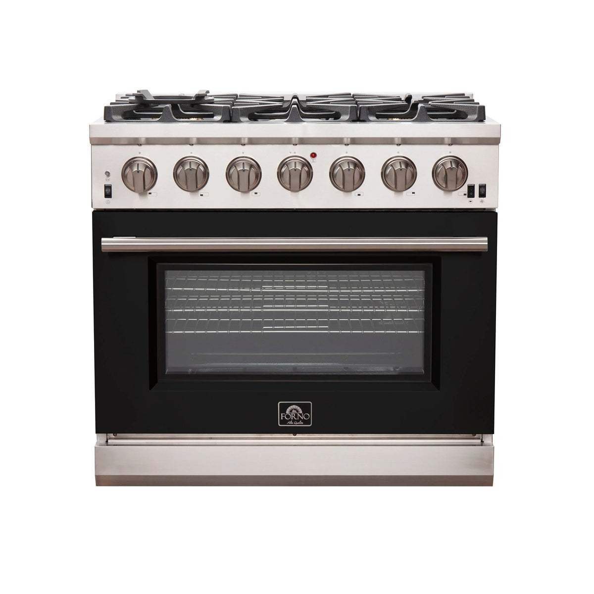 36 Inch Freestanding Gas Range in Black L821343