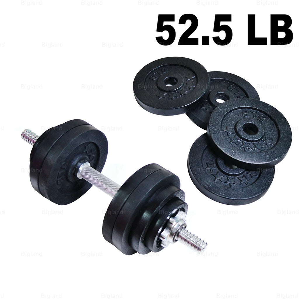 52.5lb Adjustable Cast Iron Dumbbell H901