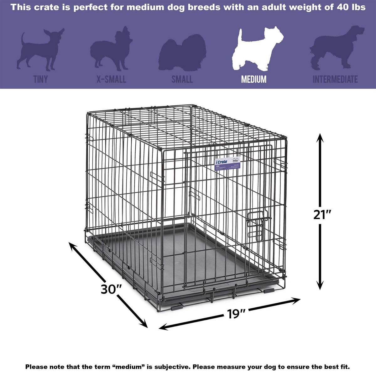Single Door Dog Crate I16927