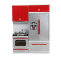 Red Mini Kitchen Pretend Play Cooking Set T4057