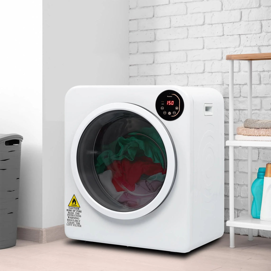 13.2Ibs Compact Electric Laundry Dryer with Stainless Steel Tub L50239