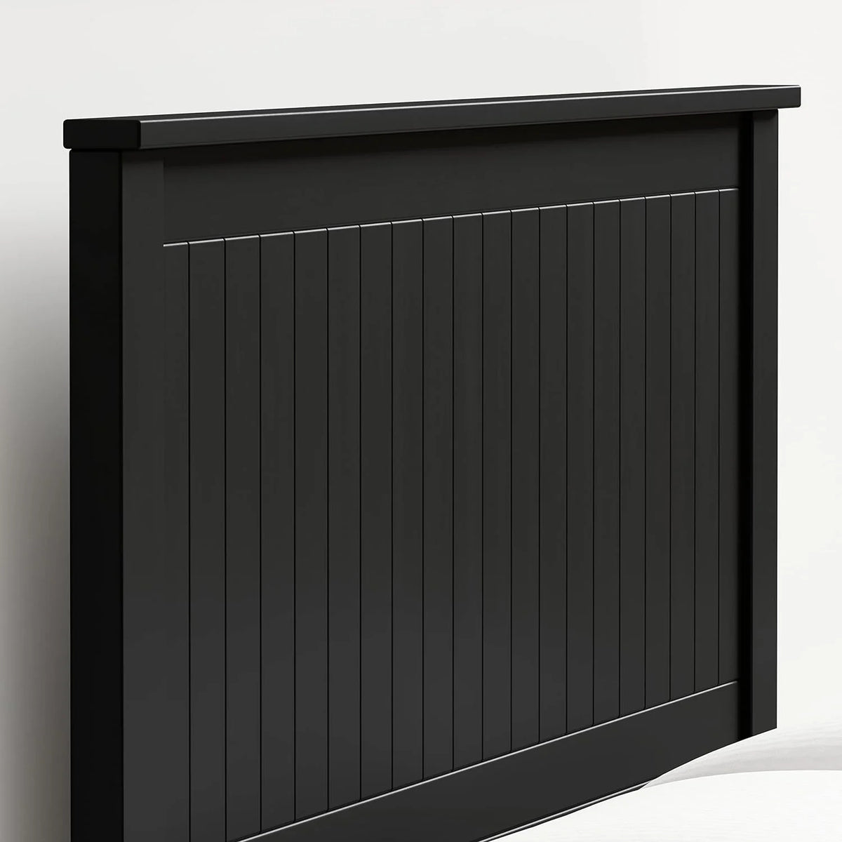Black Queen Size Wood Panel Headboard Z3076