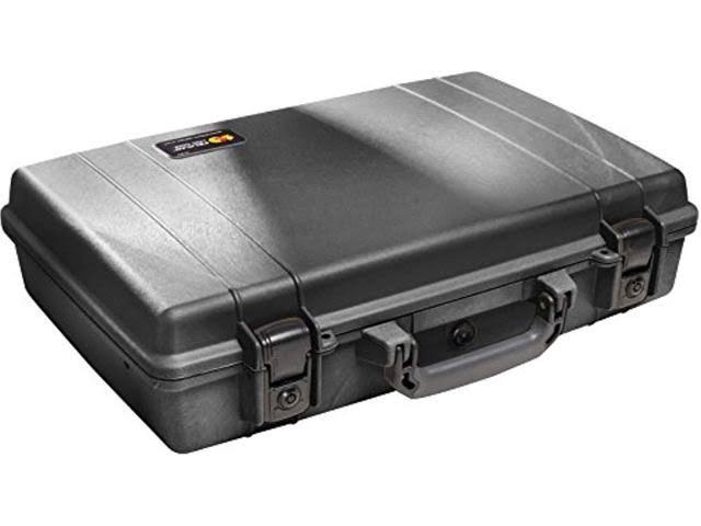 Black Laptop Case with Foam V6042