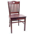 Upholstered Seat Mahogany Frame Chair Z89539