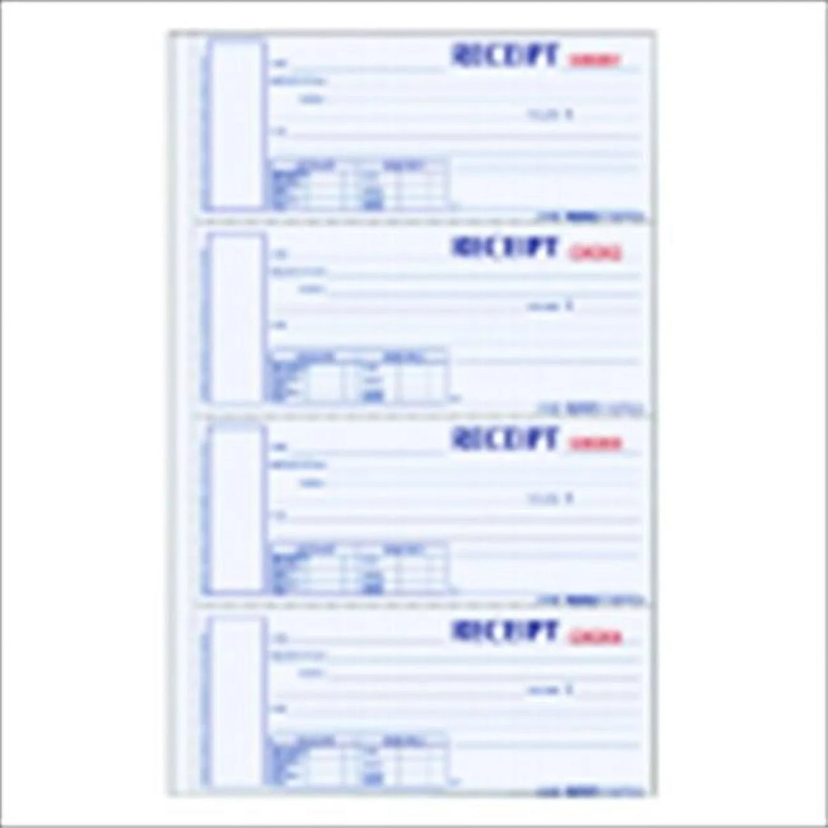 2 Parts Carbonless Hardbound Numbered Money Receipt Book - Canary - Pack 300 T7429