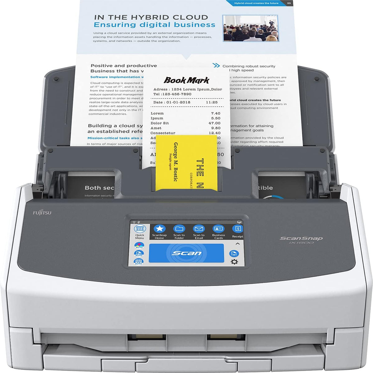 White Document Scanner C868
