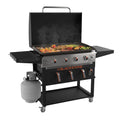 4-Burner Propane Griddle with Air Fryer and Hood E278238