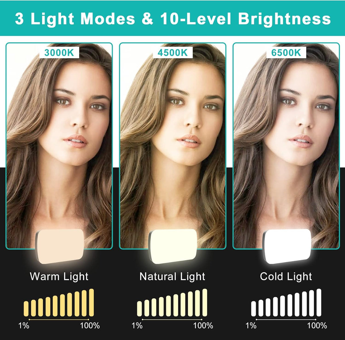 Video Conference Lighting with 3 Light Modes V984723