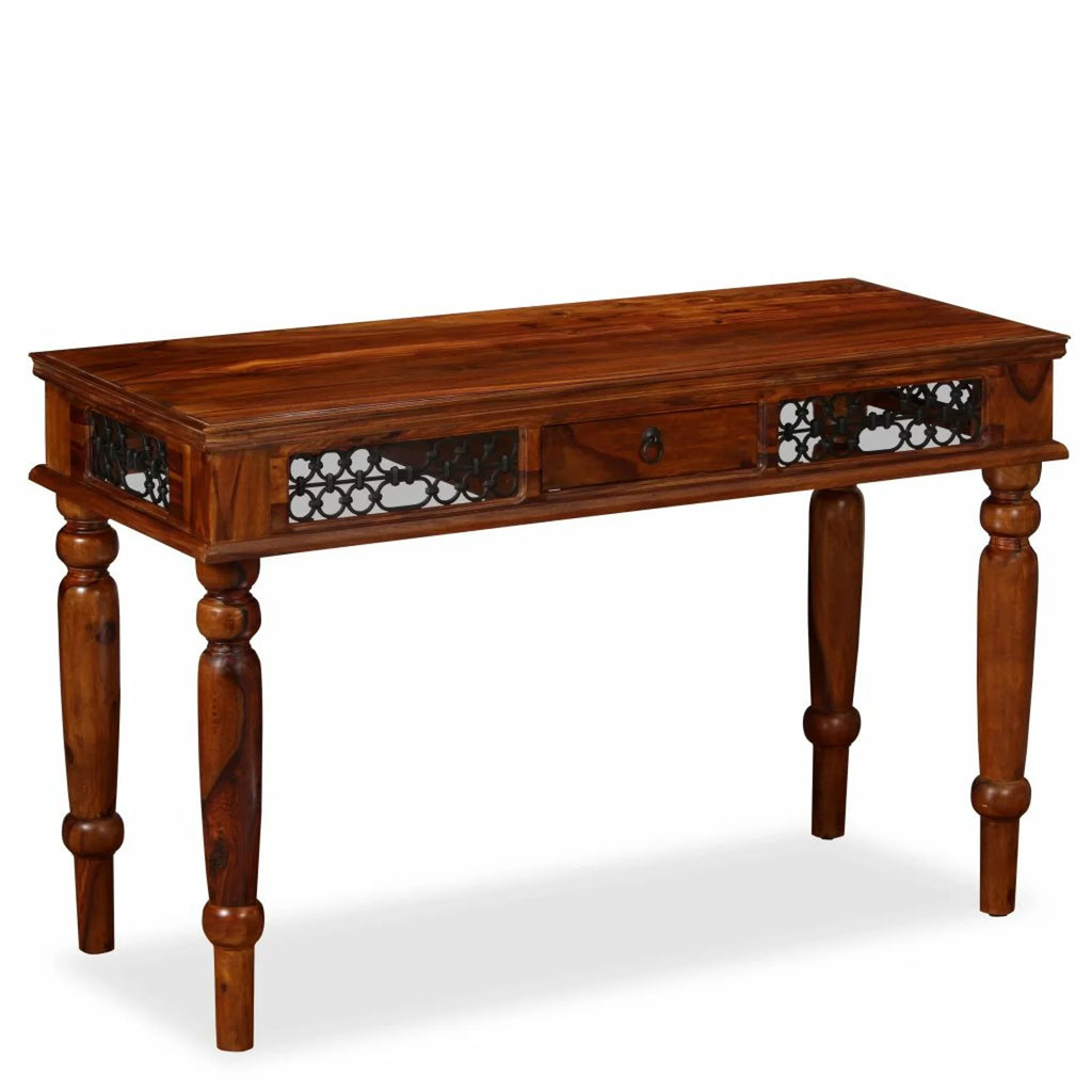 Sheesham Wood Writing Desk with Storage Drawer X766350