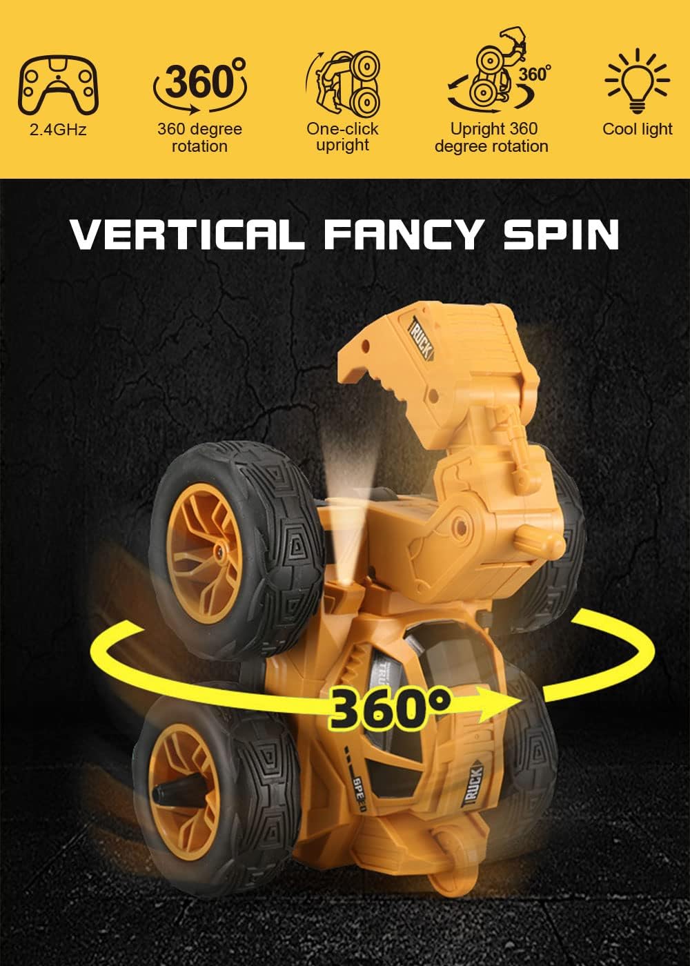 Remote Control Excavator RC Car Off Road Truck Toy B5075