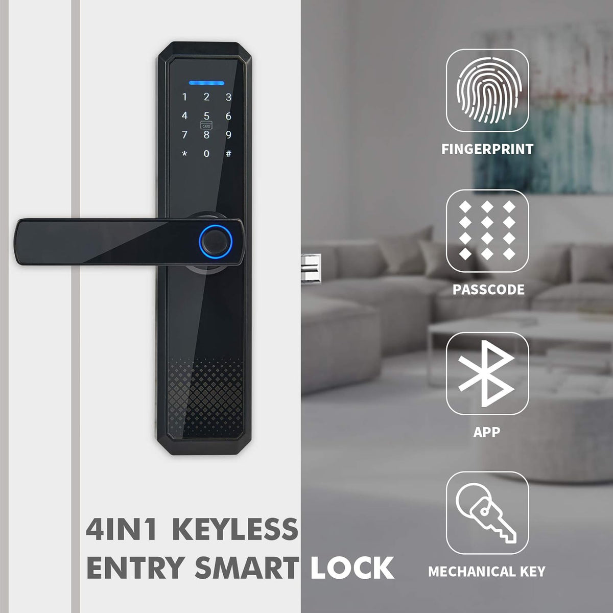 Electronic Door Lock with Touchscreen Keypad G3635