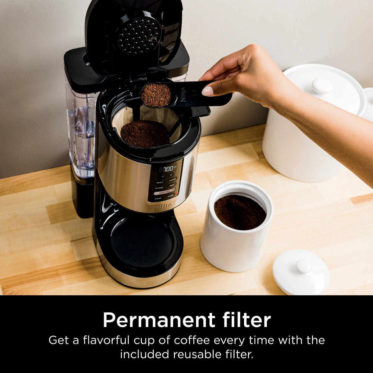 14-Cup Programmable Coffee Maker with Glass Carafe S555