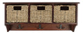 Cherry Hanging 3 Basket Wall Rack T98791