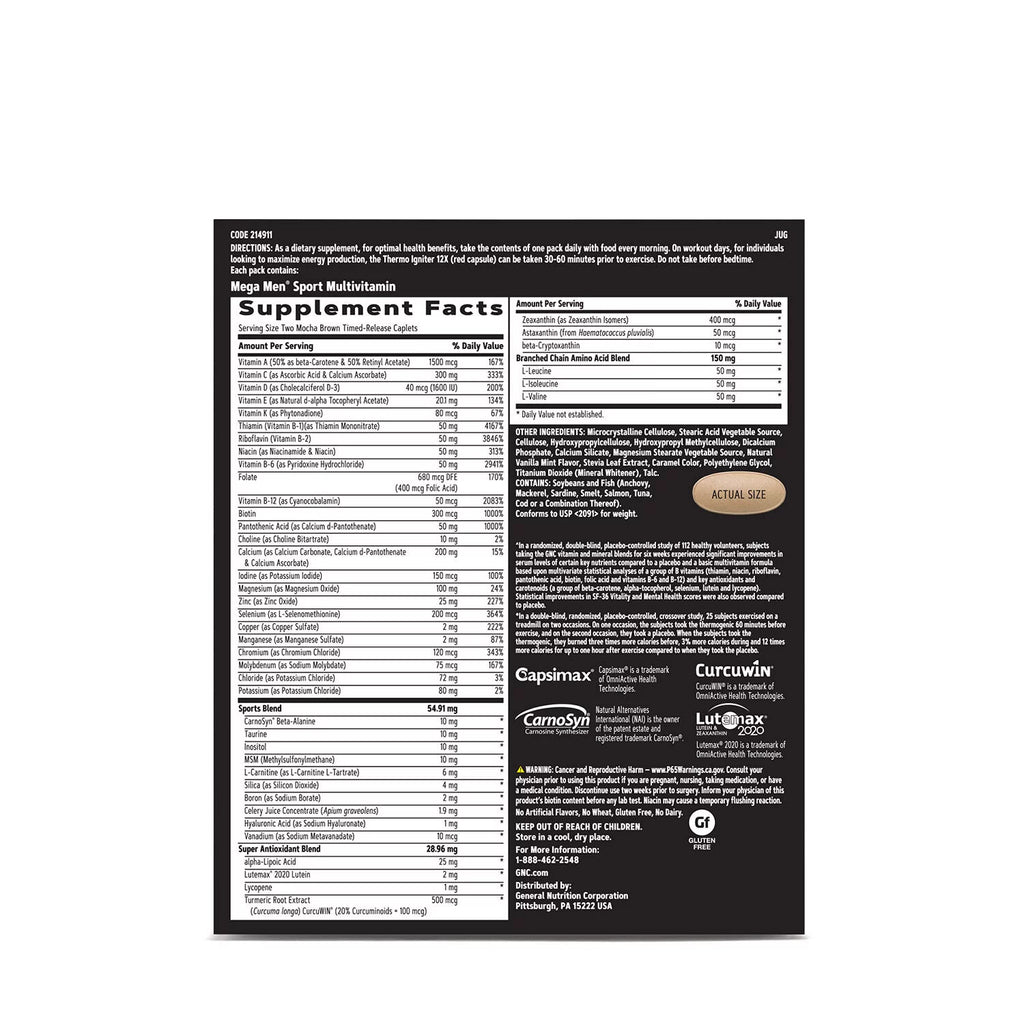 Men's Ripped Vitapak Program L546368